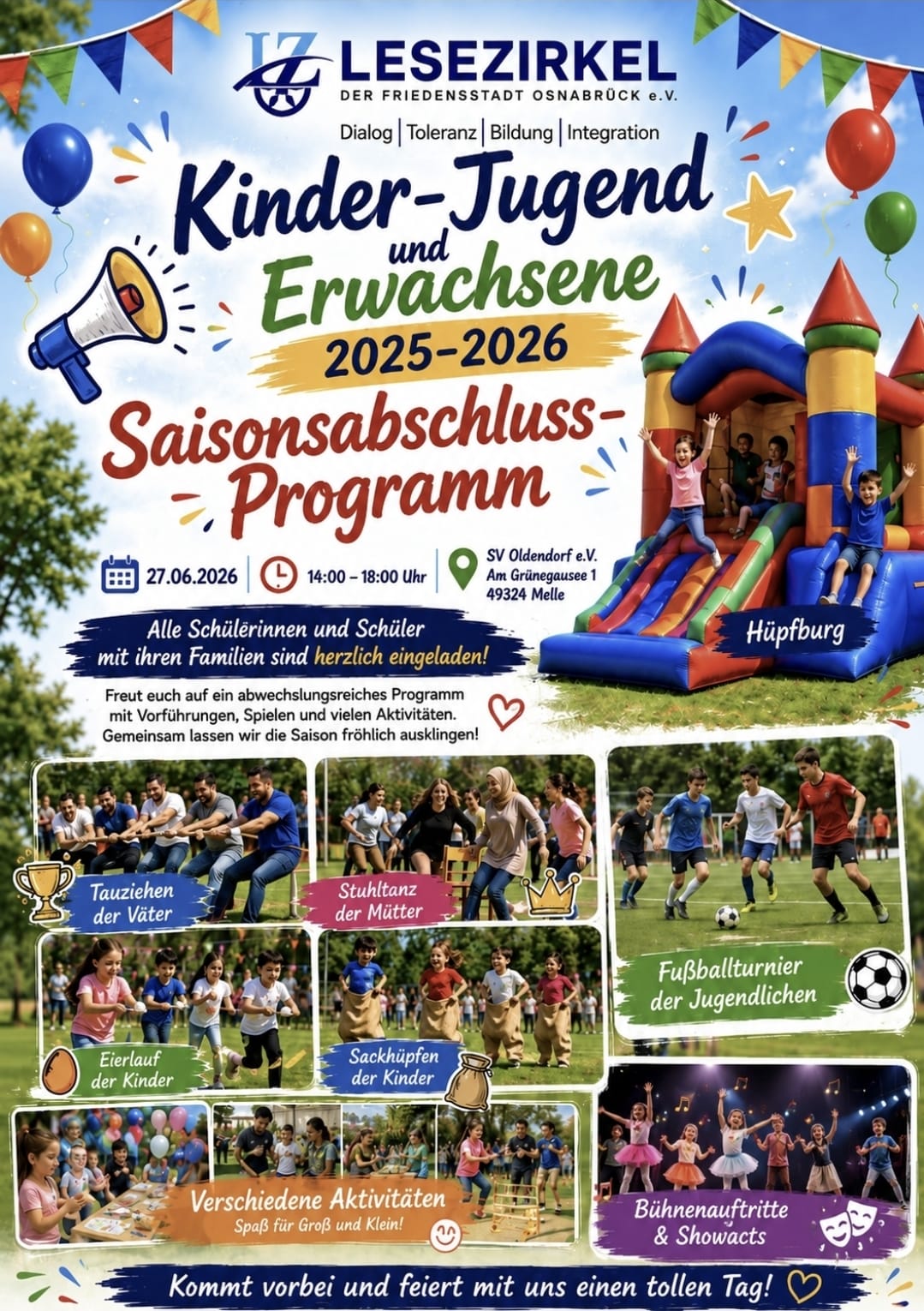2025-2026 Saisons Abschluss-Programm