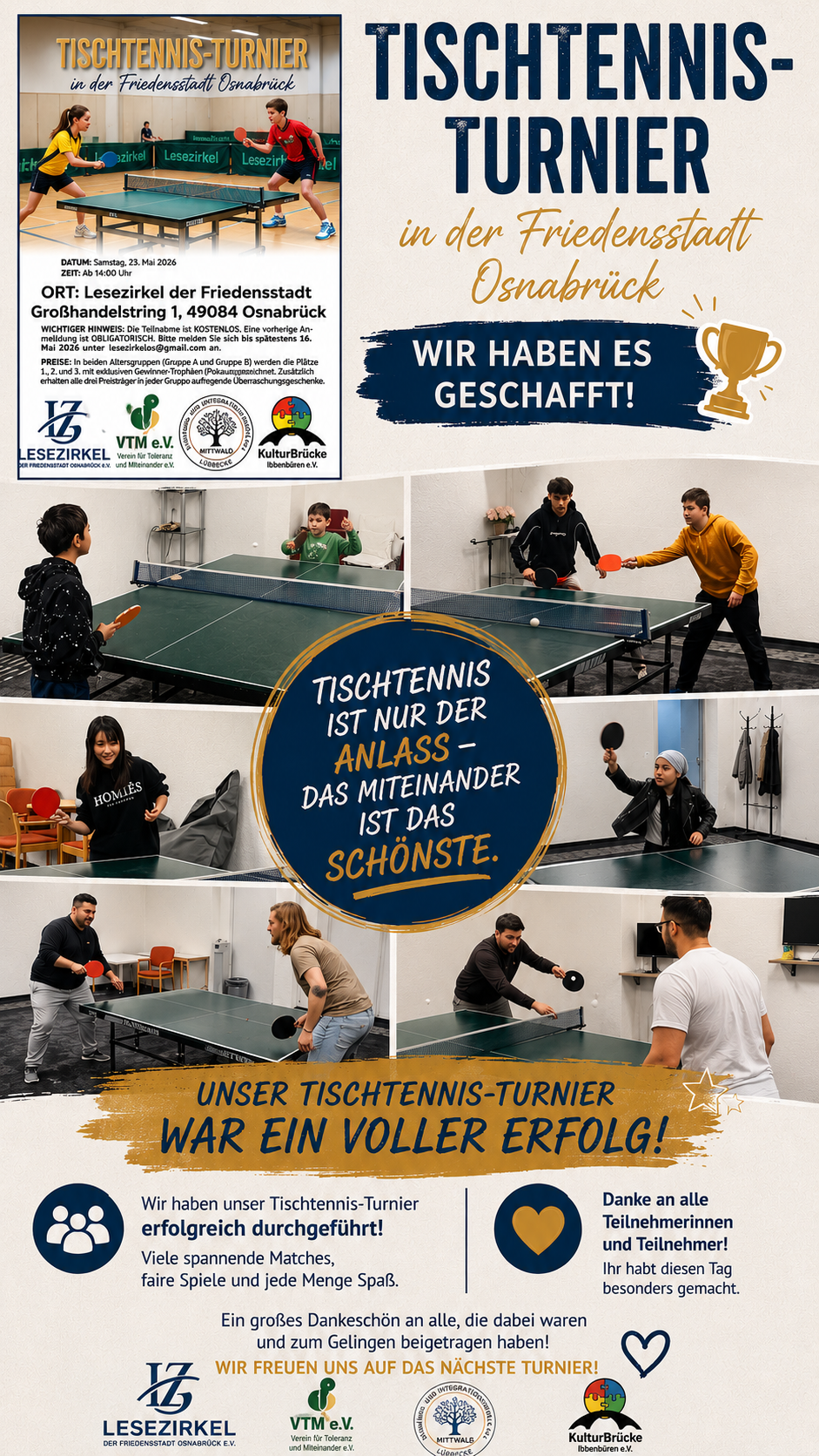 Tischtennisturnier