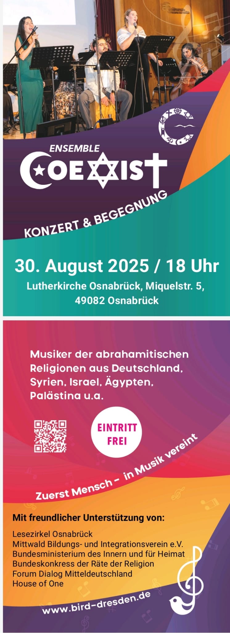 Ensemble Coexist – Konzert & Begegnung